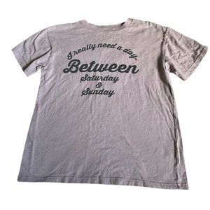 *Anna grace grey graphic t-shirt